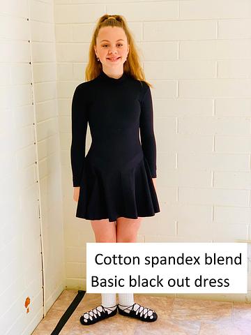 Black Out Dress-Leotard / Design Your Own Dress